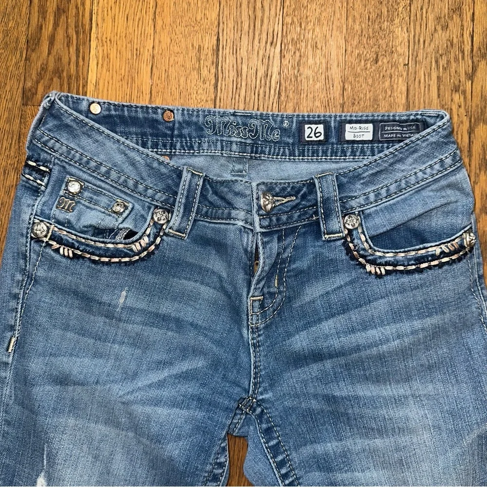 Miss Me Mid Rise Boot Jeans - Picture 5 of 5